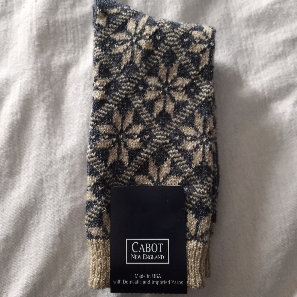 NWT Cabot New England Hise Rise, Boot Socks